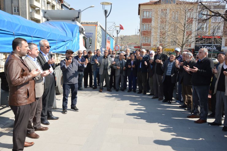 Samsun'dan İdlib'e 2 tır un yardımı