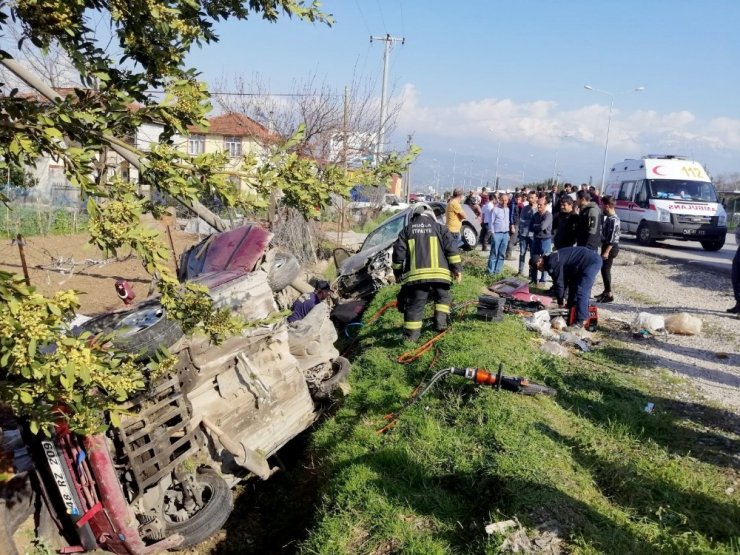 Seydikemer’de trafik kazası 6 yaralı