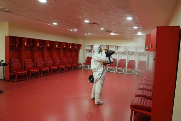19 Mayıs Stadı ve tesisler dezenfekte edildi