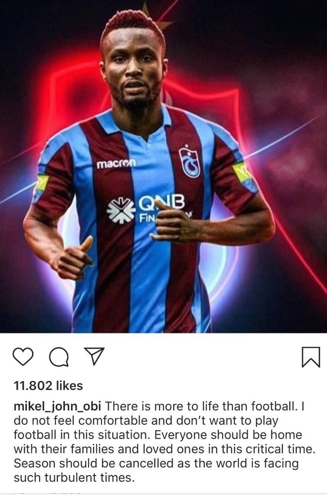 Obi Mikel’in erteleme talebine Falcao’dan destek