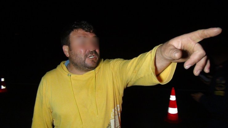 Polis ve jandarmanın 220 promil alkollü sürücüyle imtihanı