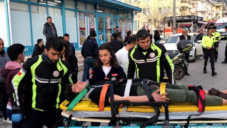 Fethiye’de trafik kazası; 2 yaralı