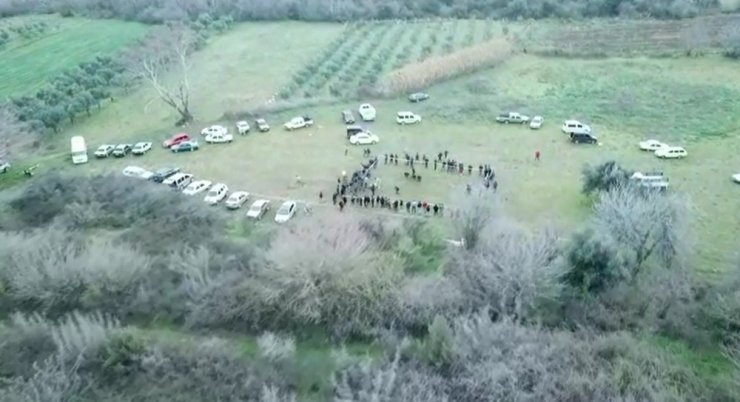 Manisa’da köpek dövüşüne dronlu baskın