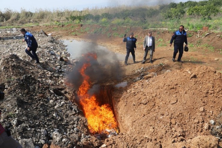 Mersin’de 91 kilo bozuk et ele geçirildi