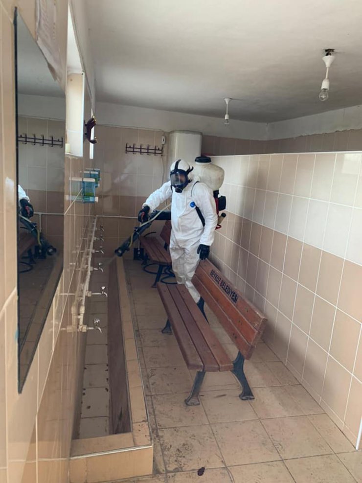 Akıncılar'da koronavirüs önlemleri