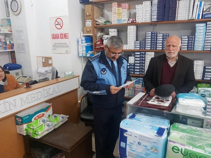 Bafra’da virüs fırsatçılarına denetim