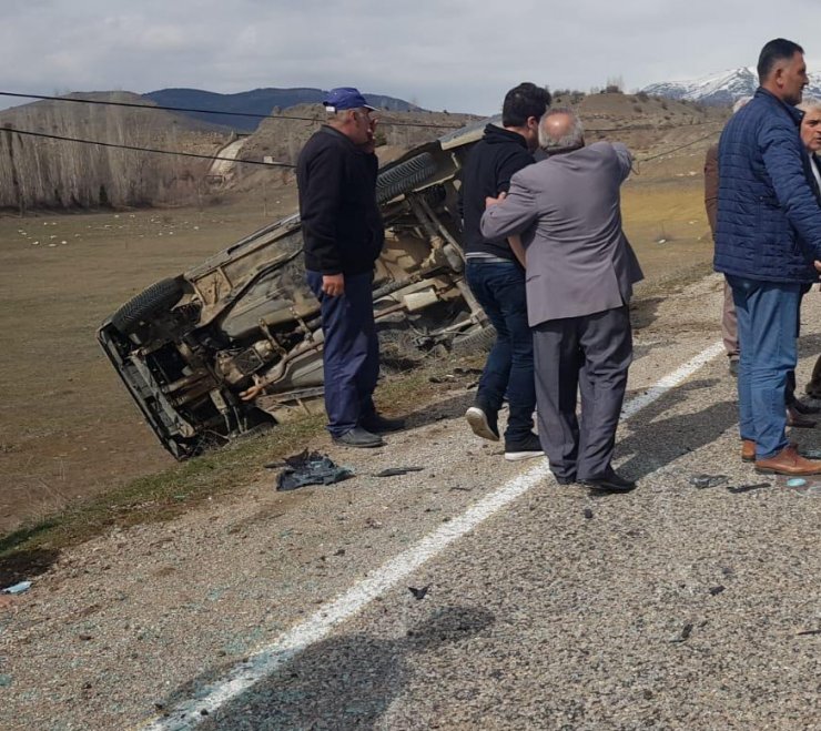 Gümüşhane'de otomobil devrildi: 9 yaralı