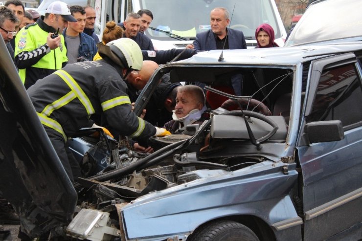 Samsun’da trafik kazası: 4 yaralı