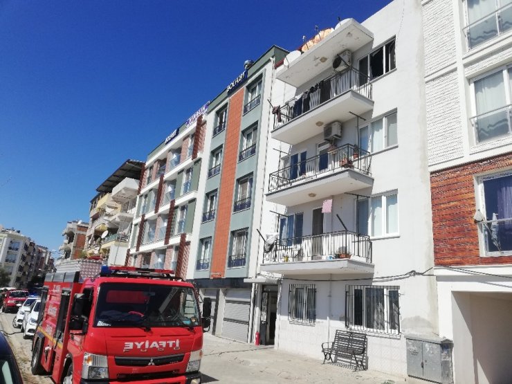 Aydın’da ev yangını