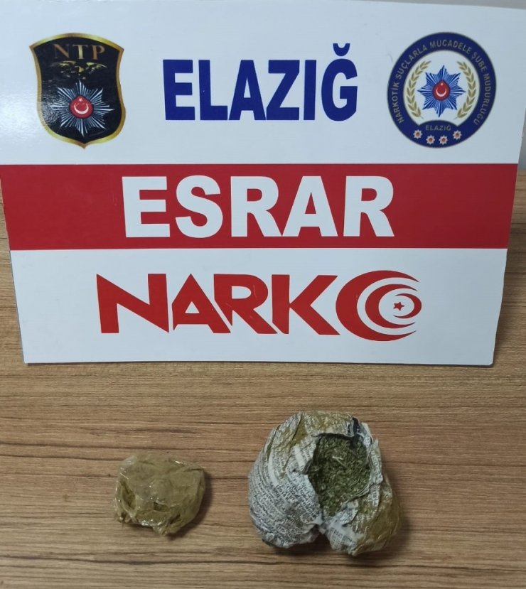Elazığ’da uyuşturucu ile mücadele: 6 şüpheliye işlem yapıldı