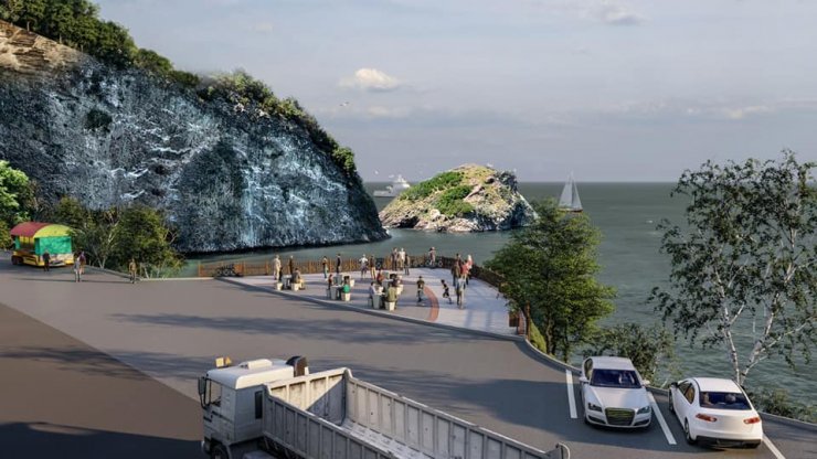 "Sakin şehir" Perşembe'deki Hoynat Adası turizme kazandırılıyor