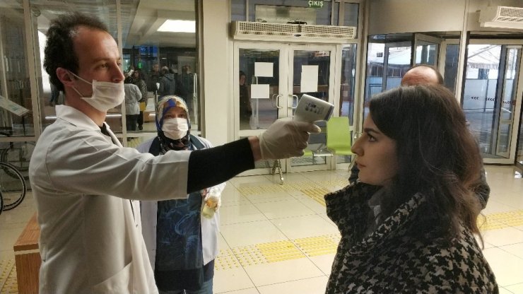 Samsun Adliyesinde "korona" önlemi