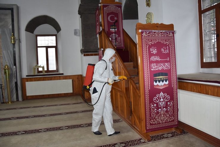 Tomarza'da dezenfekte çalışması başlatıldı