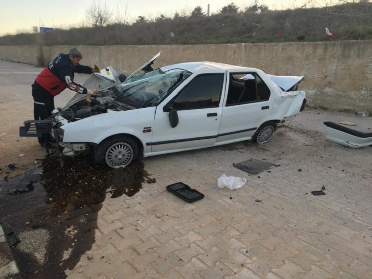 Bilecik’te trafik kazası, 2 yaralı