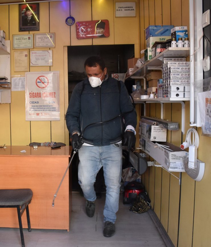 Nallıhan'da koronavirüse karşı önlem alındı