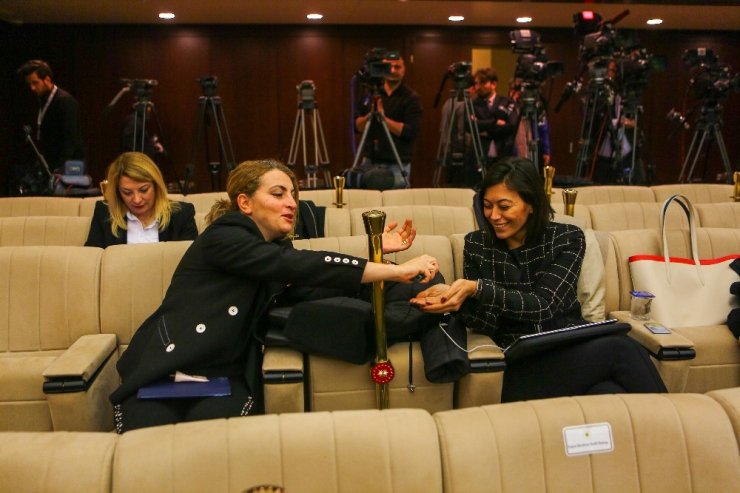 Cumhurbaşkanı Erdoğan’ın basın toplantısı öncesinde korona virüsü tedbirleri