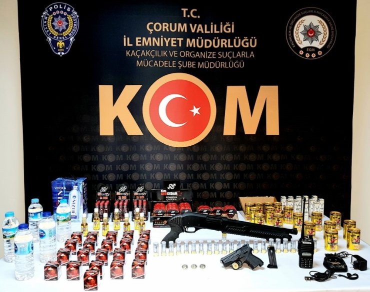 Çorum polisinden operasyon