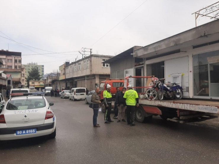 Motosiklet tamircilerine eş zamanlı operasyon