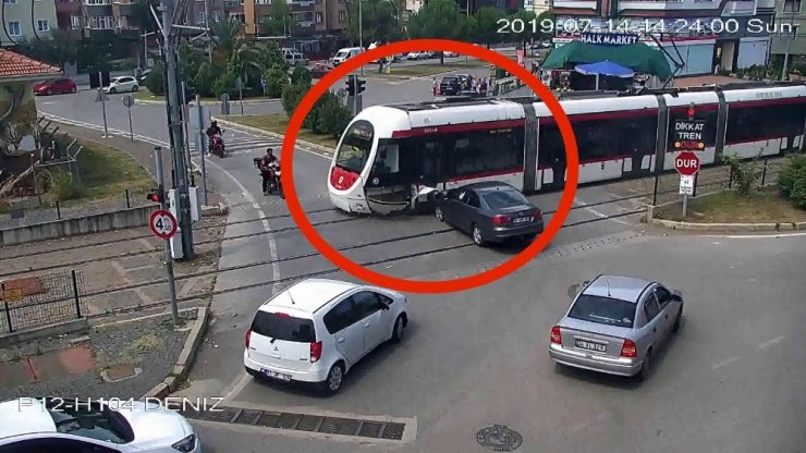 Tramvay kazaları kamerada