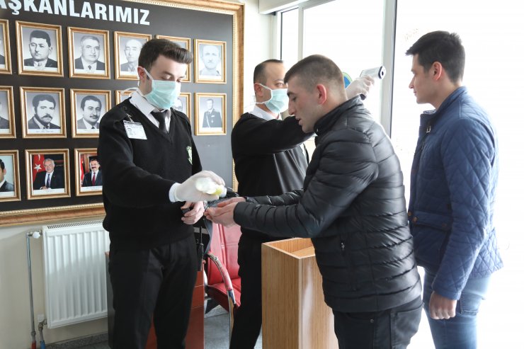 Çubuk Belediyesinde koronavirüse karşı sıkı tedbir