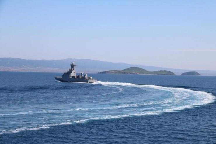 Donanma Komutanlığı eğitimleri Ege Deniz’inde gerçekleştirildi