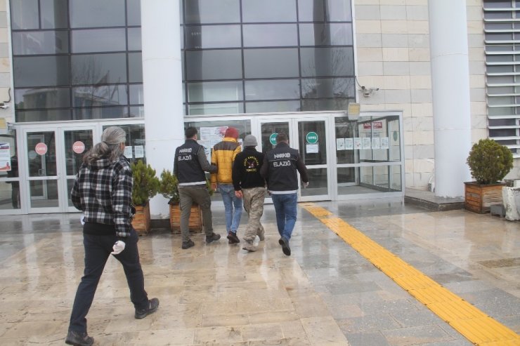 Elazığ’da uyuşturucu operasyonları: 5 tutuklama
