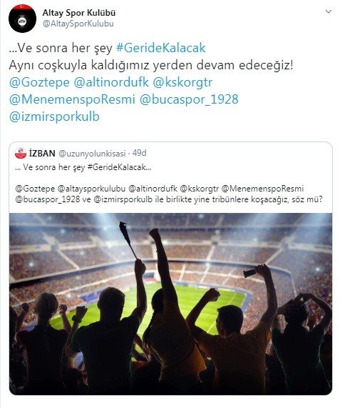İzmir kulüpleri tek yürek: "Her şey geride kalacak"