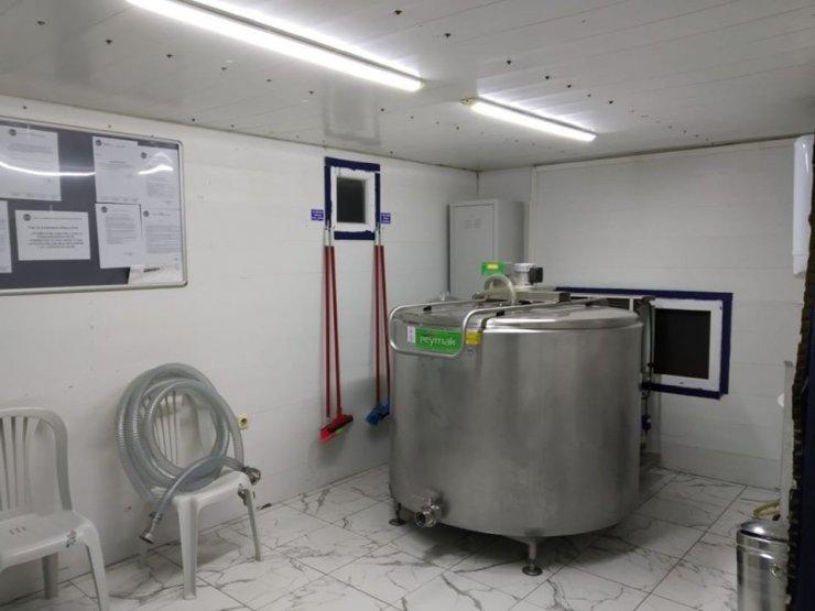 Soğutularak süt alımı çalışmaları sonuç verdi