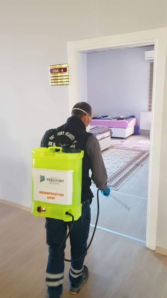 Yeşilyurt Belediyespor’da korona virüs önlemleri