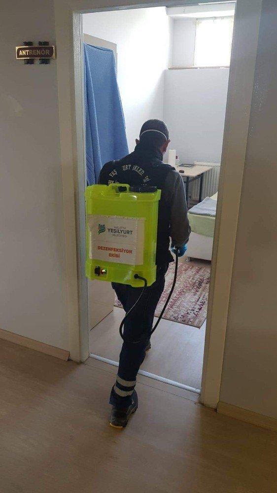 Yeşilyurt Belediyespor’da korona virüs önlemleri