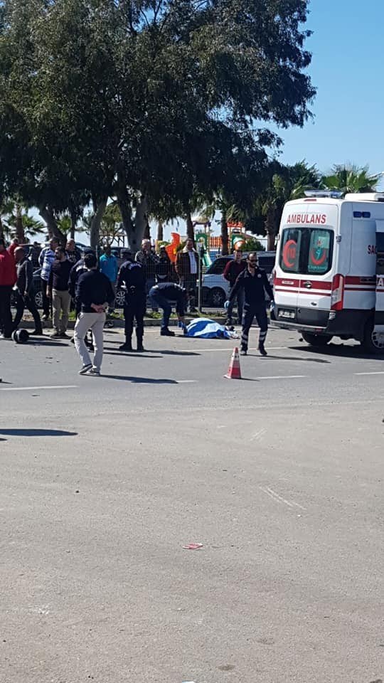 Alanya’da motosikletin çarptığı bisikletli öldü