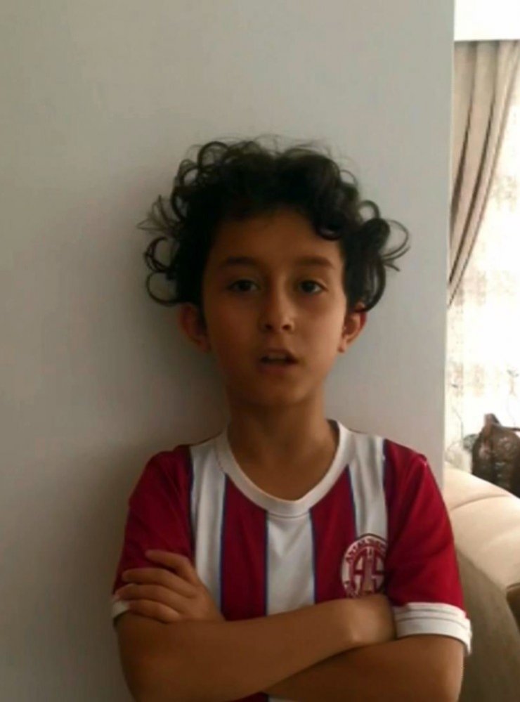 Antalyaspor Diyarbakır Futbol Akademisi öğrencilerinden ’Evde kal Türkiye’ çağrısı