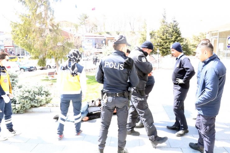 ’Virüs var’ diyen alkollü şahıs, sağlıkçıların talebini reddetti