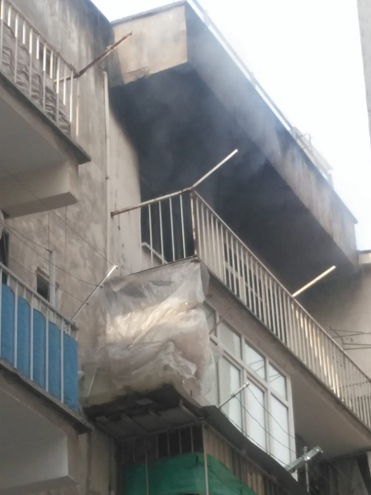 Samsun’da yangın