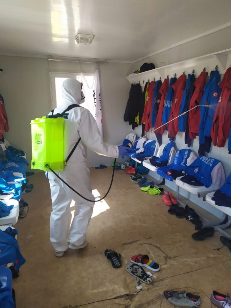 Tüm tesisler ilaçlandı