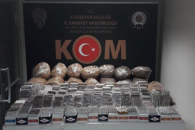 Eskişehir'de kaçakçılık operasyonunda 4 şüpheli yakalandı