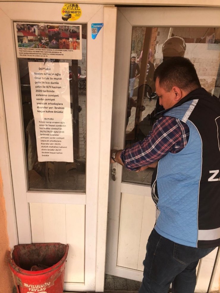 Yasaklara uymayarak açık olan iki işletme mühürlendi