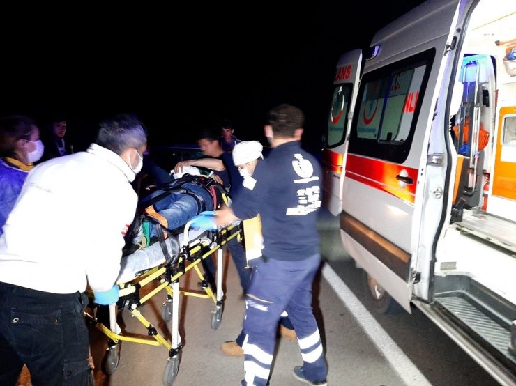 Fethiye’de köpeğe çarpan otomobil devrildi; 6 yaralı