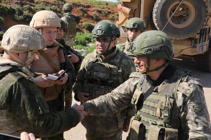 İdlib’de 2’nci Türk-Rus kara devriyesi icra edildi