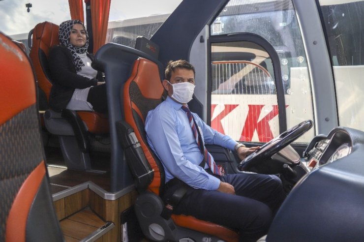 Ankara Zabıtası AŞTİ’de otobüsleri denetledi