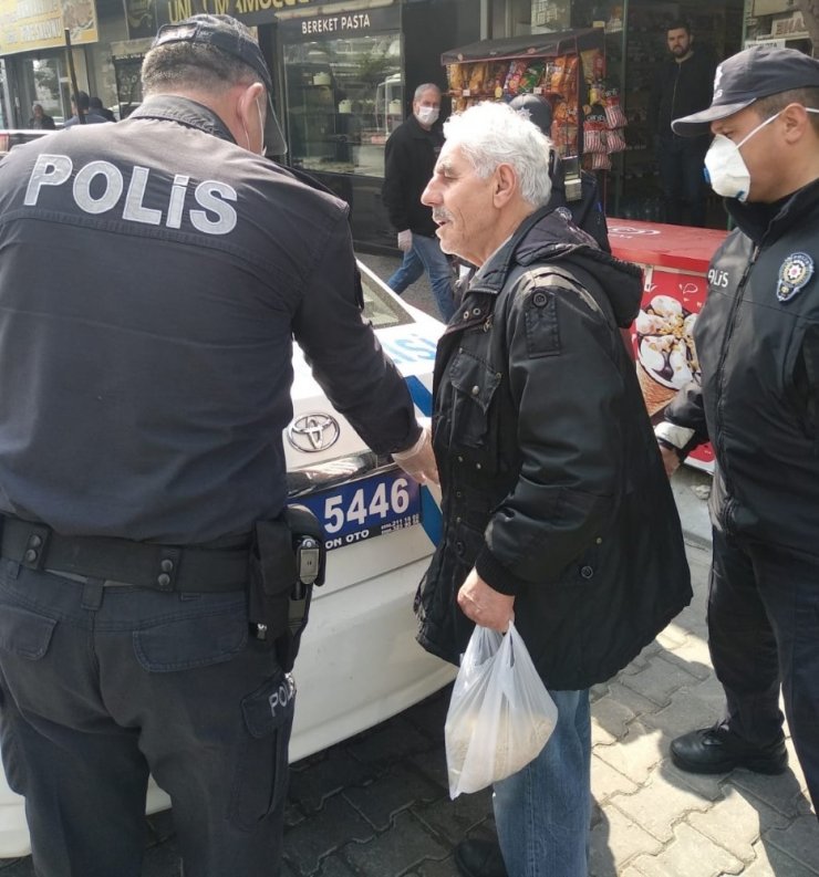 Aydın’da yasaklara uymayan yaşlılara ceza uygulanmaya başlandı