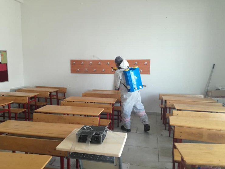 Karapınar'da dezenfekte çalışmaları sürüyor