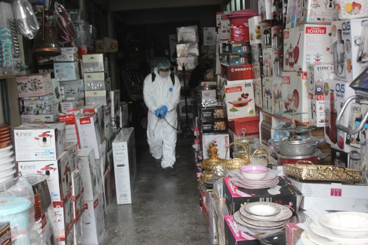 Karapınar'da dezenfekte çalışmaları sürüyor