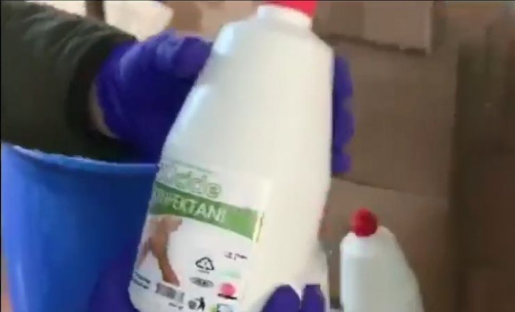 Kocaeli’de bin 340 şişe sahte el dezenfektanı ele geçirildi: 2 gözaltı