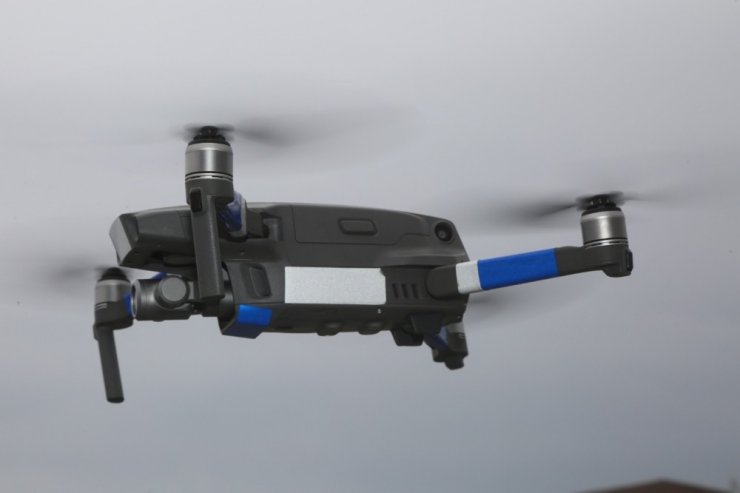 Sokağa çıkma yasağı olan vatandaşlar ‘drone’ ile denetlendi