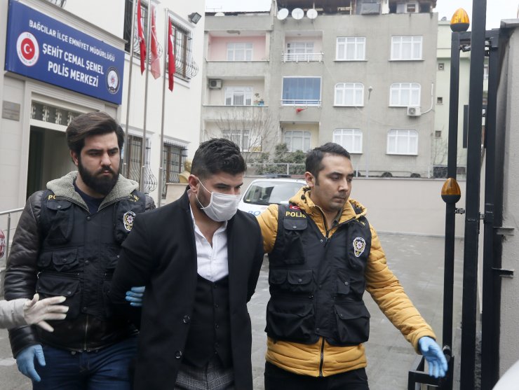 Bağcılar'da bir kişiye zorla maske takan ve kolonya döken kişi adliyeye sevk edildi