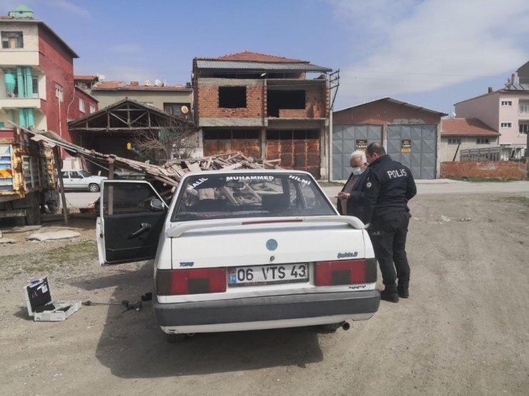 Çalınan otomobil bulundu