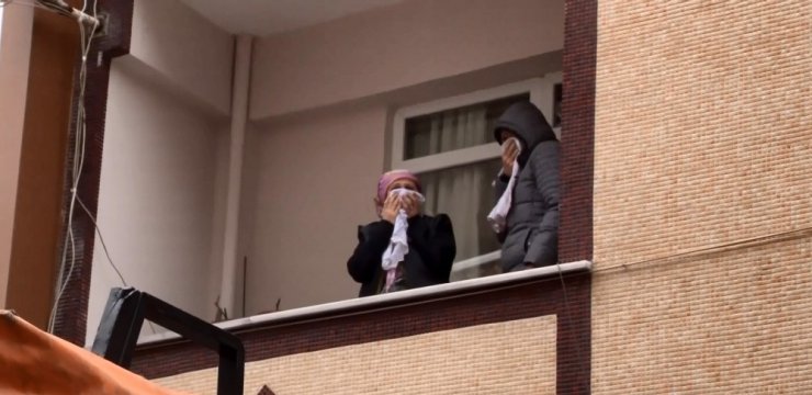 Baca yüzünden yangın çıktı, apartman sakinleri kavga etti