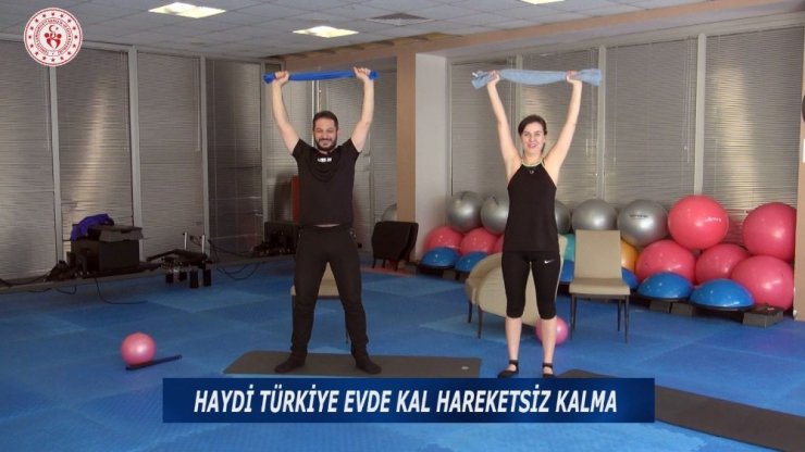 Manisa’da ‘uzaktan spor’ eğitimleri başladı