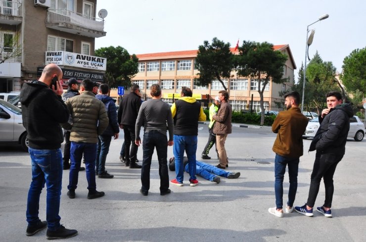 Manisa’da otomobil ile motosiklet çarpıştı: 1 yaralı